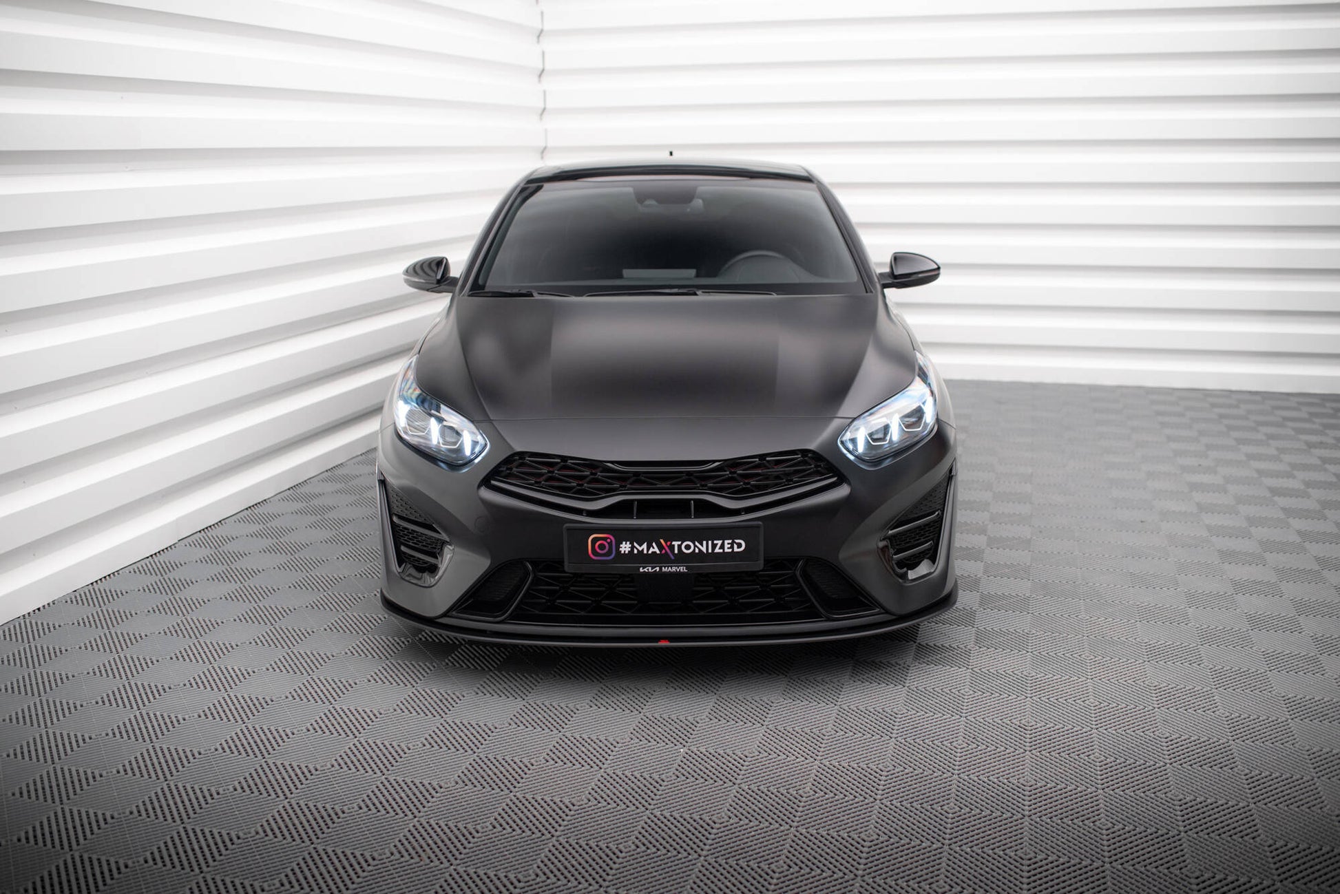 Street Pro Front Splitter Kia Proceed GT Mk3 Facelift / Ceed GT / GT - Line Mk1 Facelift