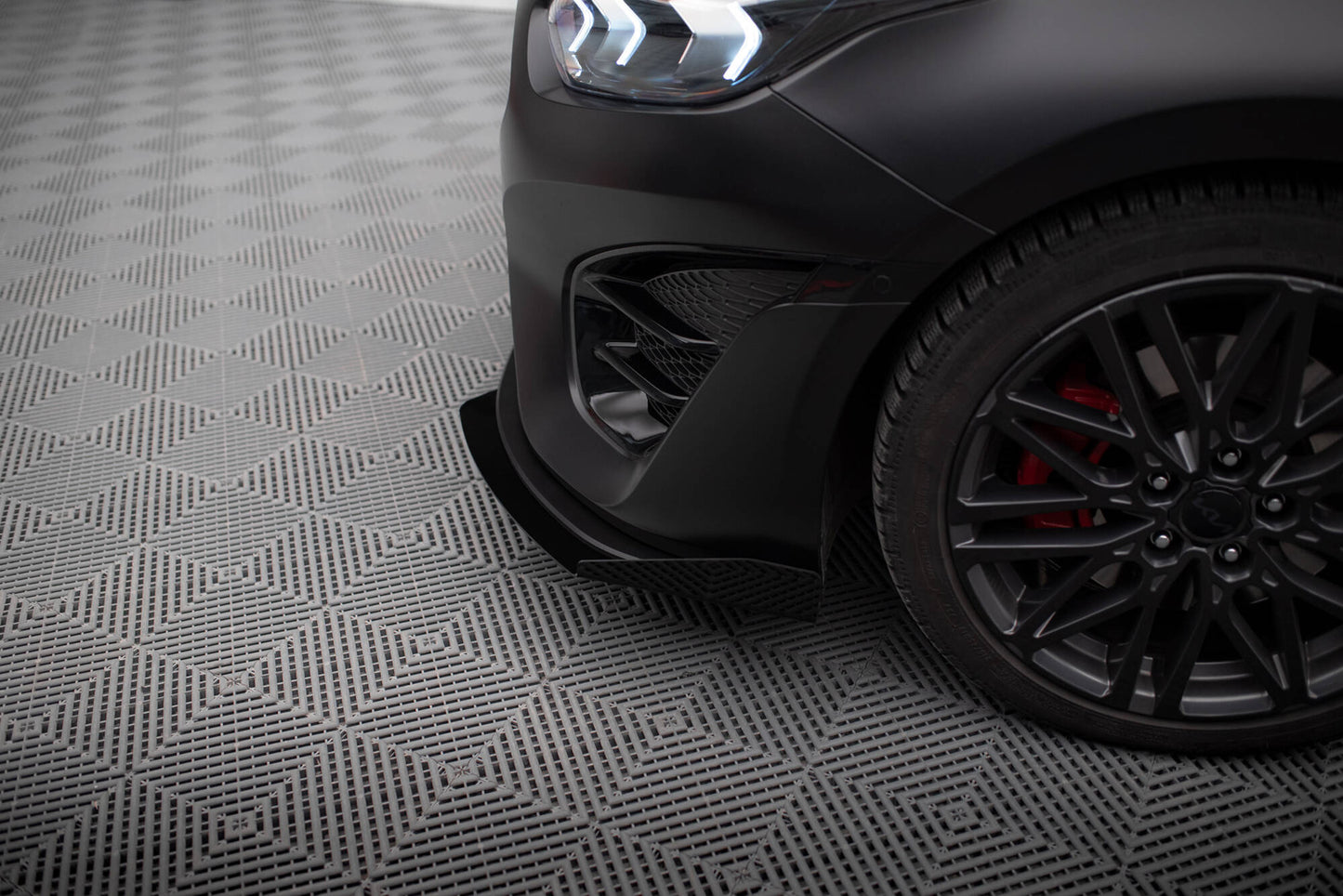Street Pro Front Splitter + Flaps Kia Proceed GT Mk3 Facelift / Ceed GT / GT - Line Mk1 Facelift
