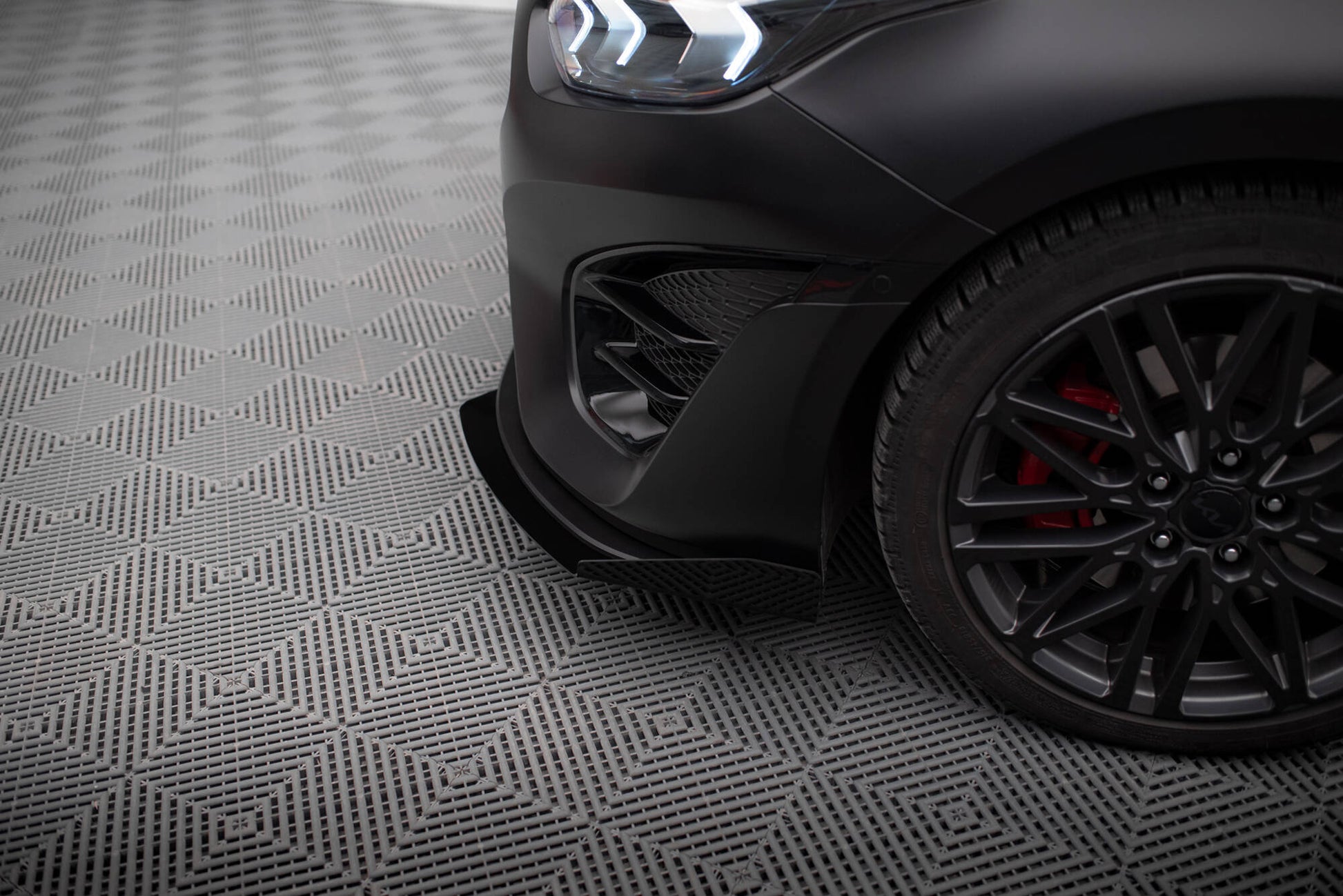 Street Pro Front Splitter + Flaps Kia Proceed GT Mk3 Facelift / Ceed GT / GT - Line Mk1 Facelift