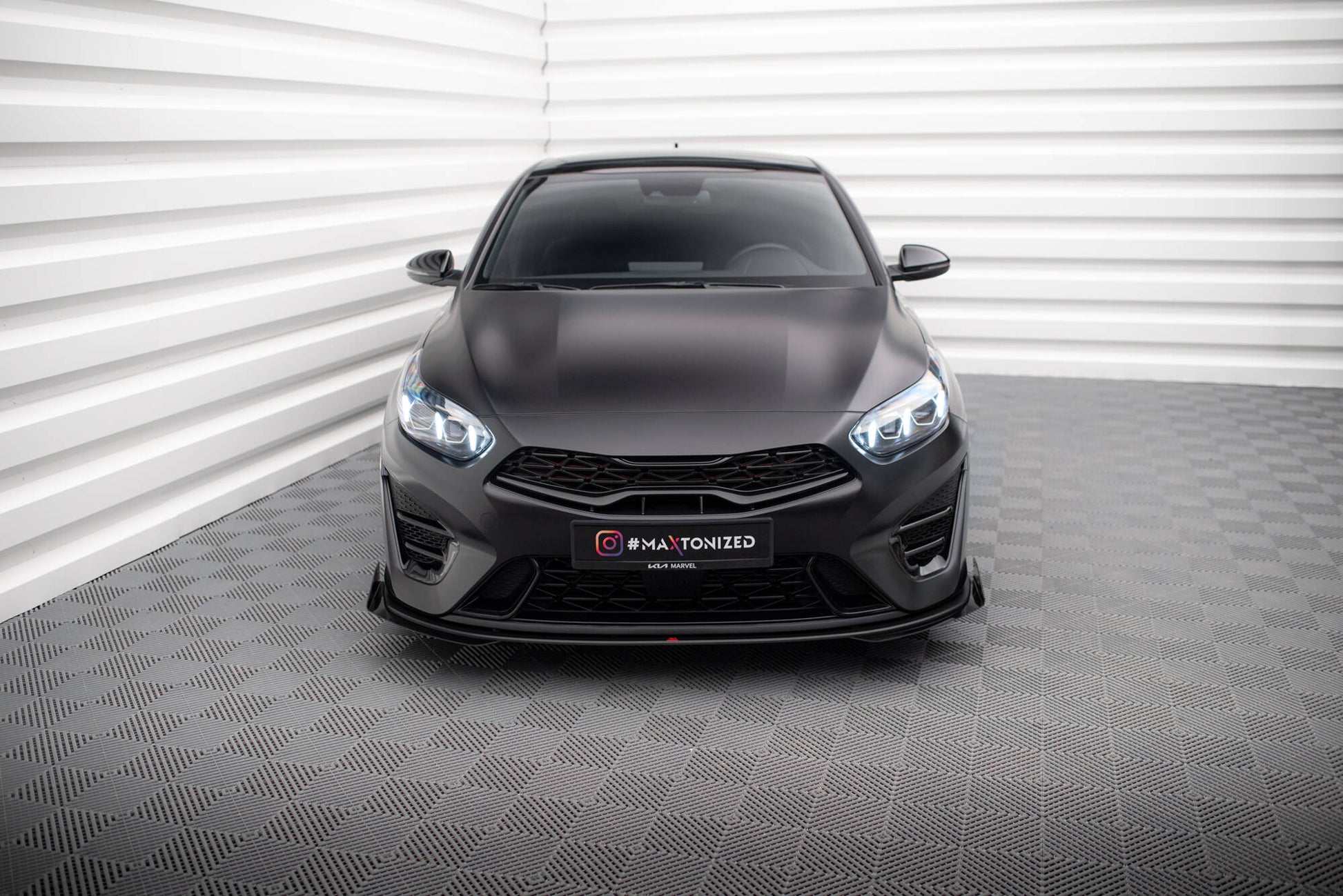 Street Pro Front Splitter + Flaps Kia Proceed GT Mk3 Facelift / Ceed GT / GT - Line Mk1 Facelift
