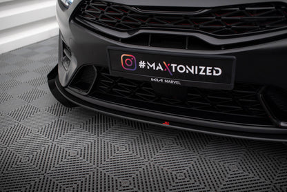 Street Pro Front Splitter + Flaps Kia Proceed GT Mk3 Facelift / Ceed GT / GT - Line Mk1 Facelift