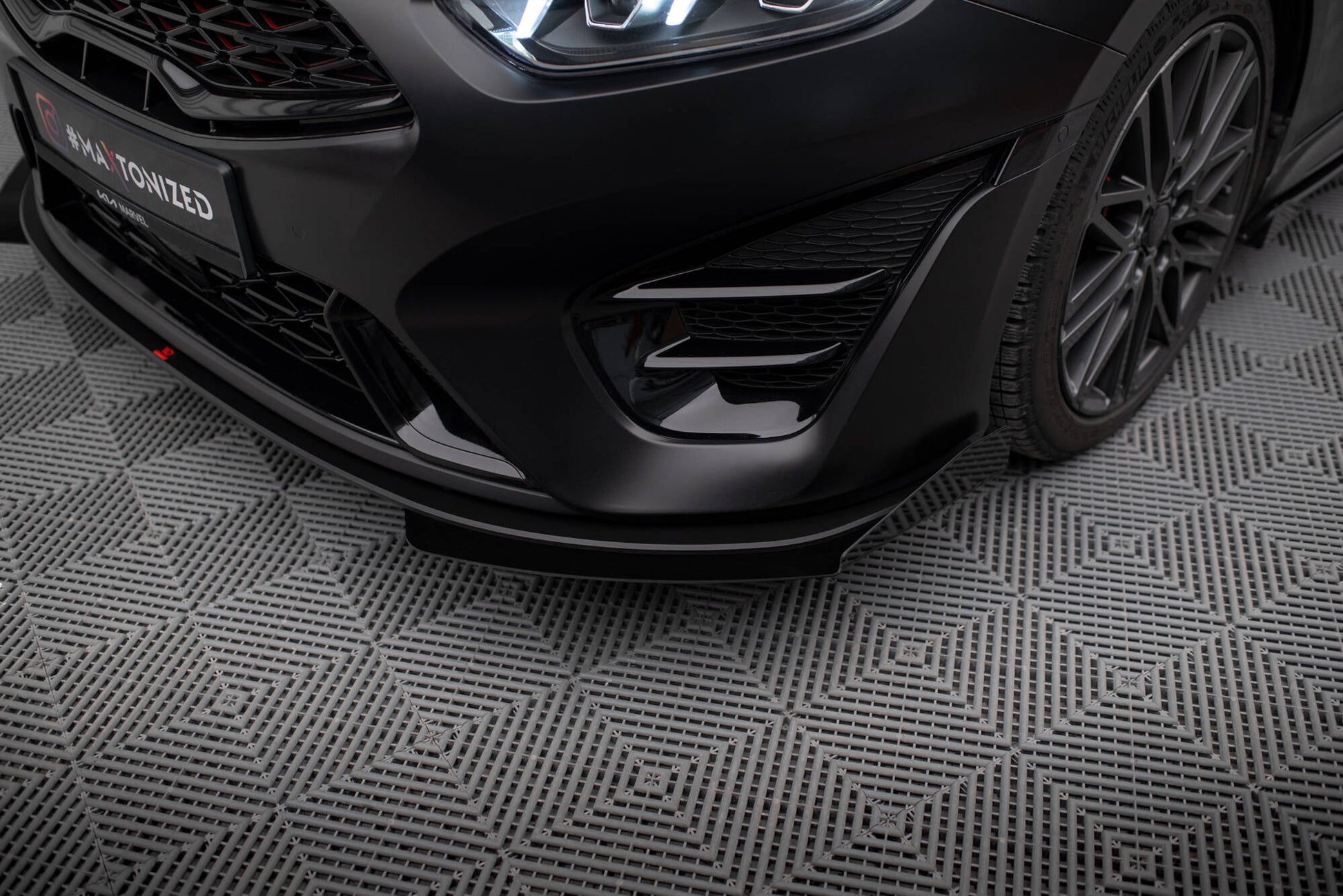 Street Pro Front Splitter + Flaps Kia Proceed GT Mk3 Facelift / Ceed GT / GT - Line Mk1 Facelift