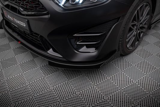 Street Pro Front Splitter + Flaps Kia Proceed GT Mk3 Facelift / Ceed GT / GT - Line Mk1 Facelift