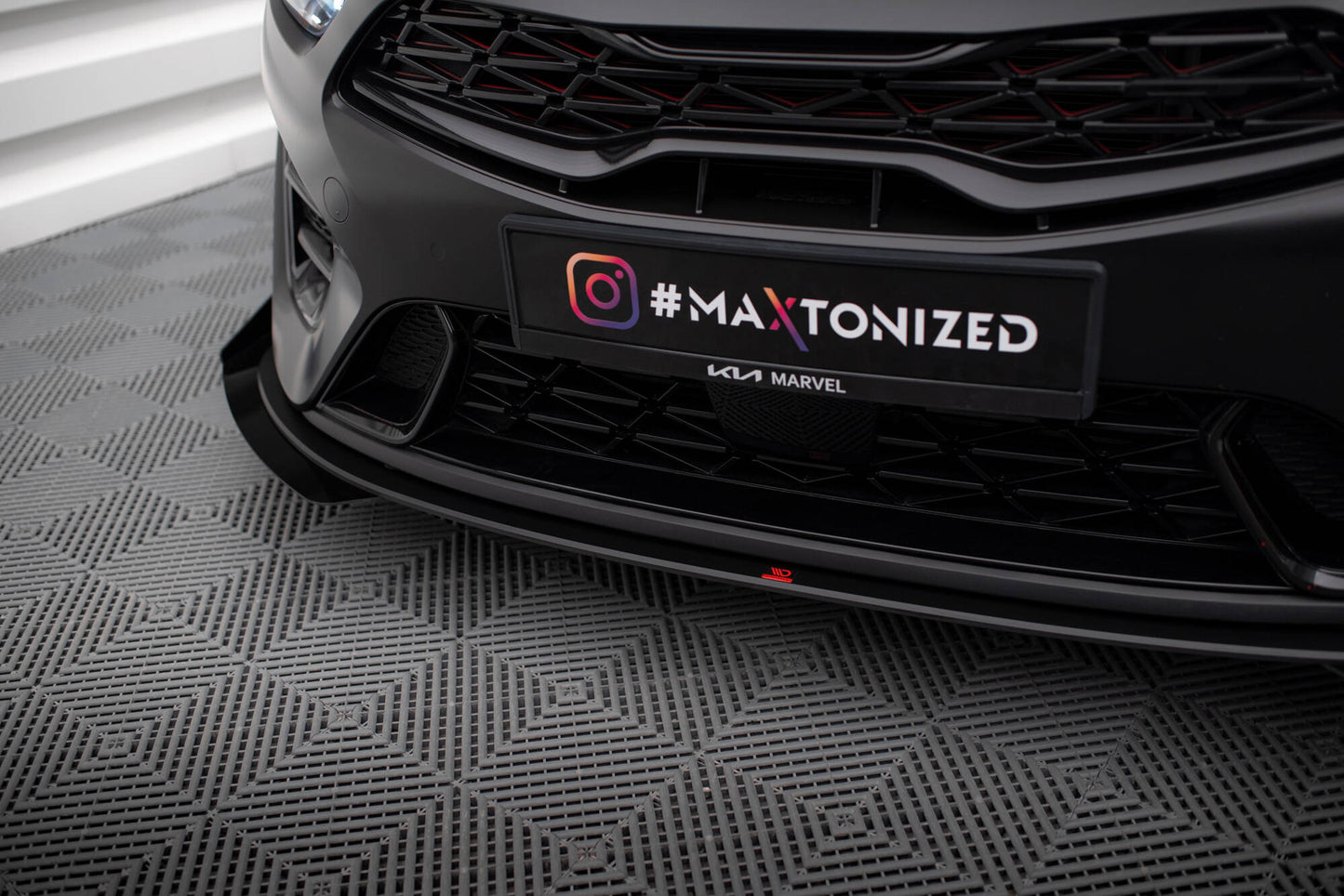Street Pro Front Splitter + Flaps Kia Proceed GT Mk3 Facelift / Ceed GT / GT - Line Mk1 Facelift