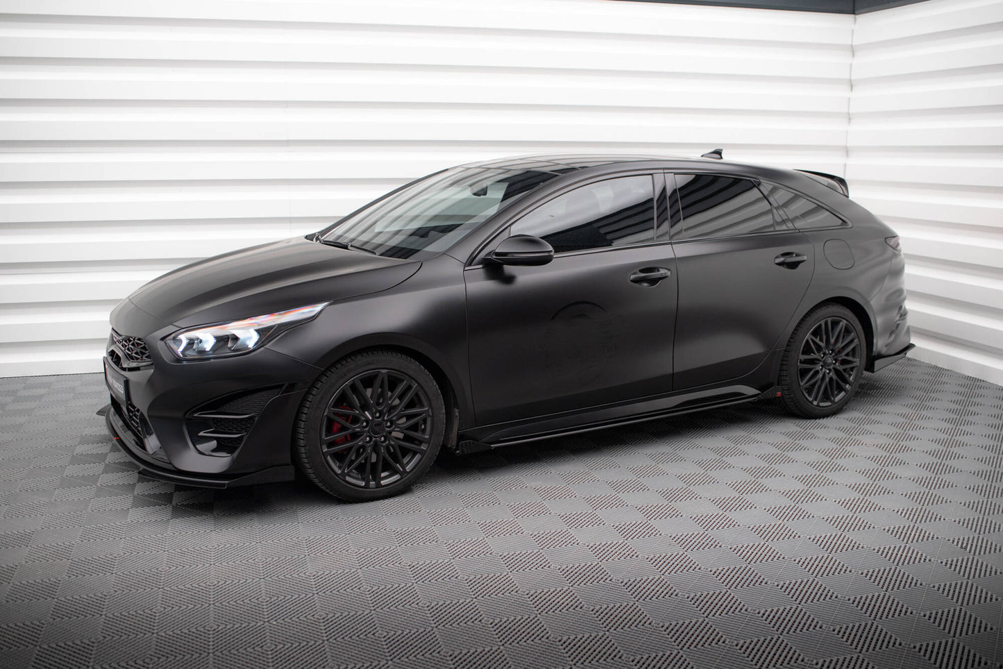 Street Pro Side Skirts Diffusers + Flaps Kia Proceed GT / GT-Line Mk1 Facelift / Ceed GT Mk3 Facelift
