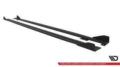 Street Pro Side Skirts Diffusers + Flaps Kia Proceed GT / GT-Line Mk1 Facelift / Ceed GT Mk3 Facelift