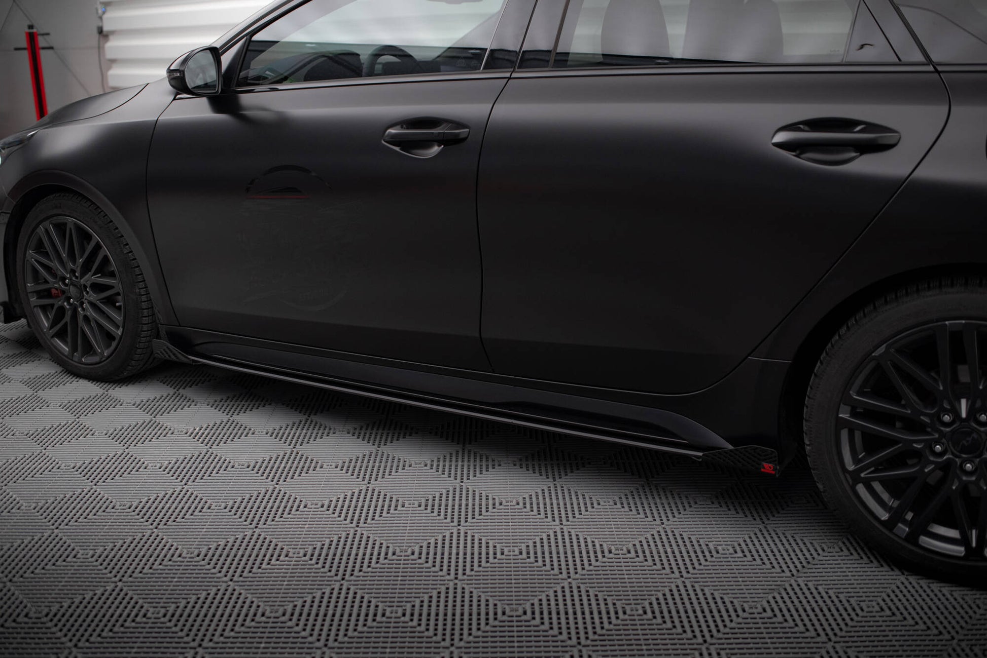 Street Pro Side Skirts Diffusers + Flaps Kia Proceed GT / GT-Line Mk1 Facelift / Ceed GT Mk3 Facelift