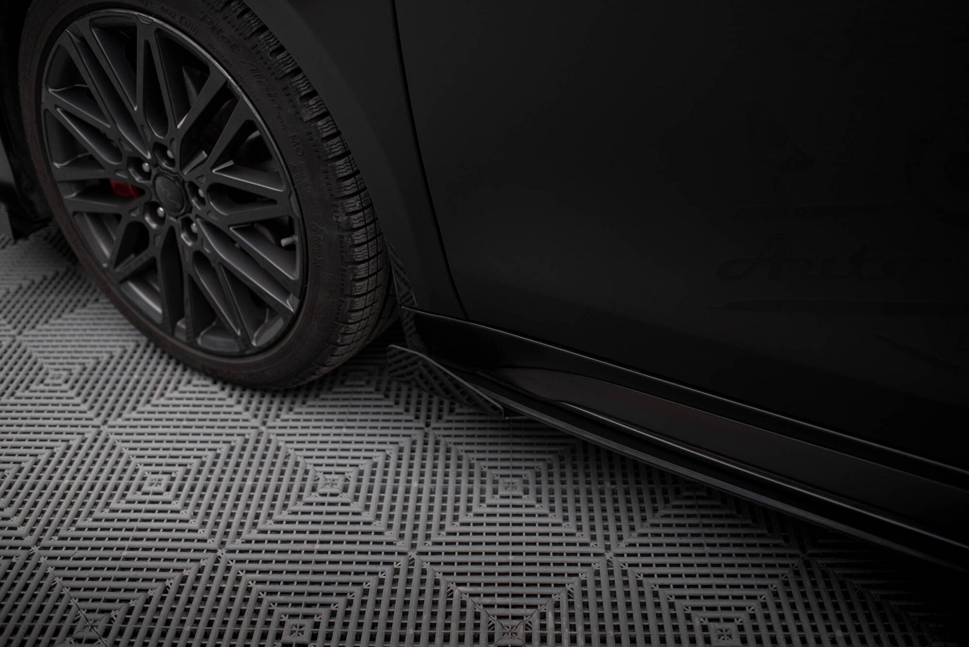 Street Pro Side Skirts Diffusers + Flaps Kia Proceed GT / GT-Line Mk1 Facelift / Ceed GT Mk3 Facelift