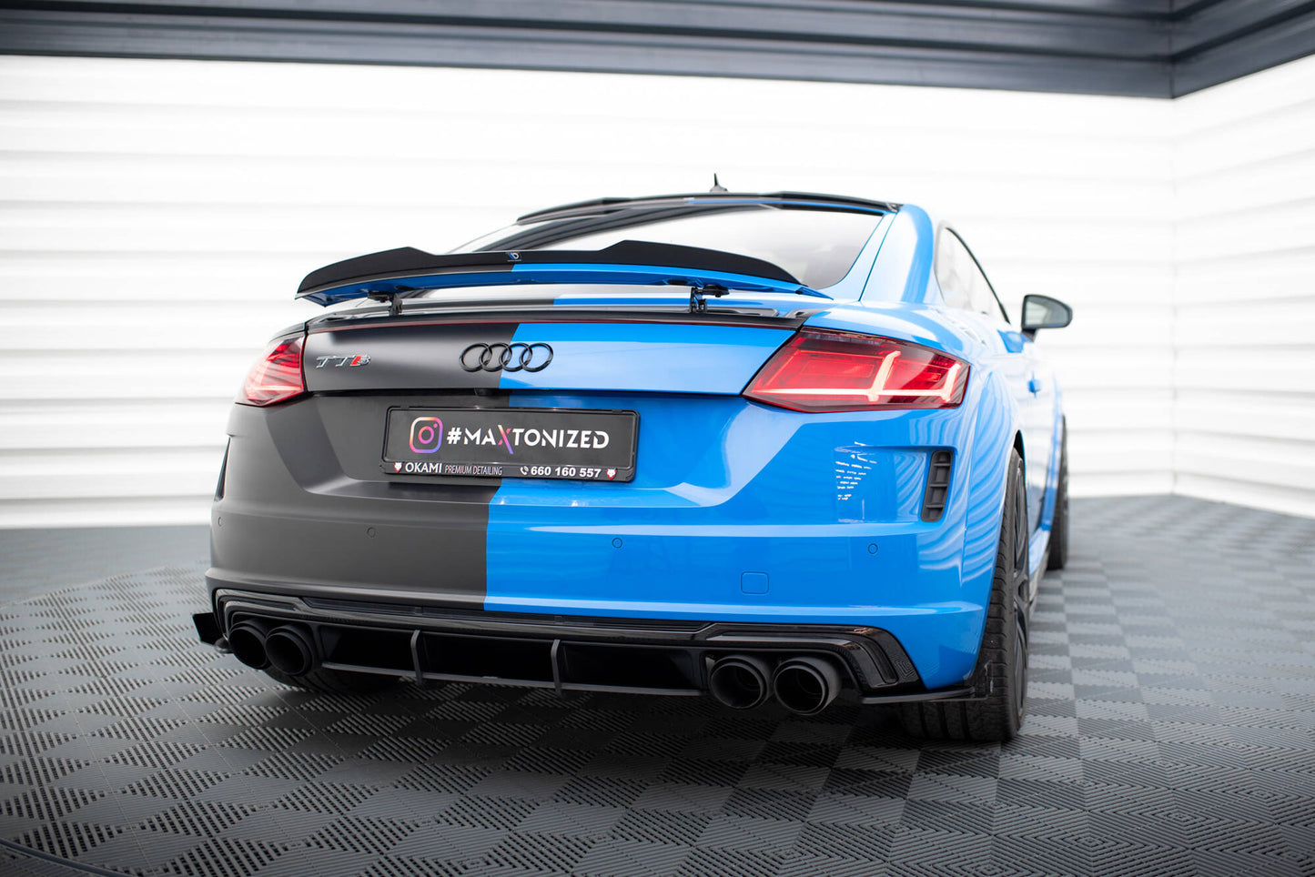 Street Pro Rear Diffuser Audi TT S 8S Facelift