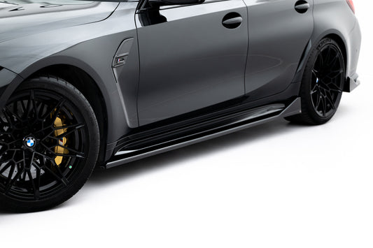 Side Skirts Diffusers V.3 CSL Look BMW M3 Sedan / Touring G80 / G81