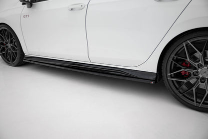 Side Skirts Diffusers V.4 Volkswagen Golf GTI / GTE / GTI Clubsport / GTD / R-Line Mk8