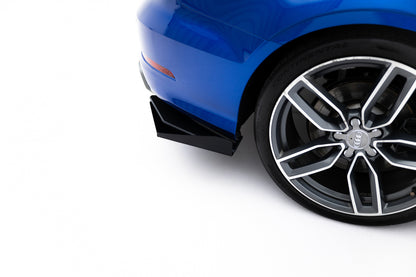 Street Pro Rear Side Splitters + Flaps Audi S3 Sedan 8V