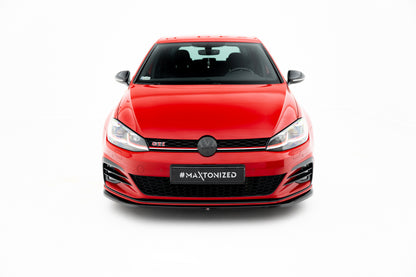 Front Splitter V.4 Volkswagen Golf GTI Mk7 Facelift