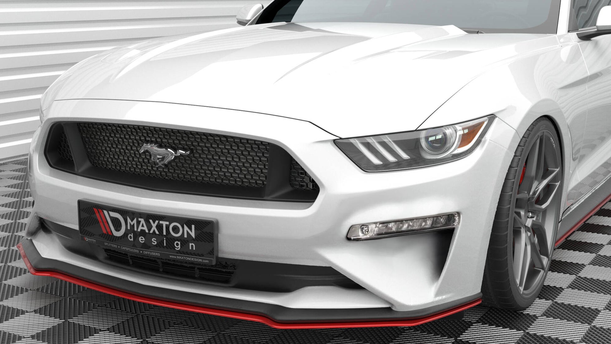 Front Splitter V.2 Ford Mustang Mk6 Facelift