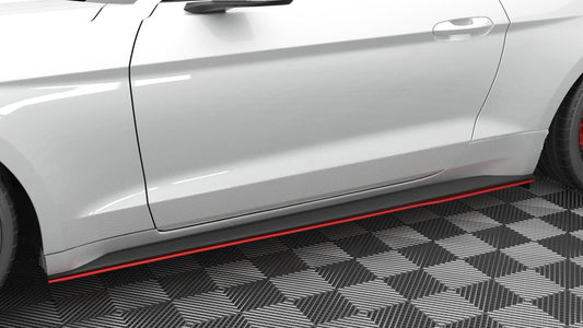 Side Skirts Diffusers V.2 Ford Mustang Mk6 Facelift