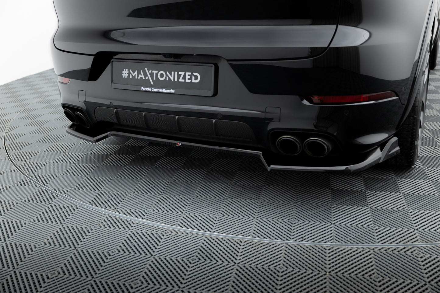Rear Splitter Porsche Cayenne SUV / Coupe Mk3 Facelift