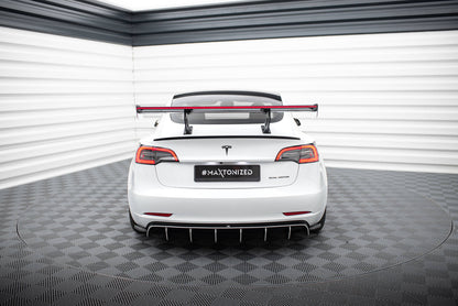 Carbon Spoiler + LED Tesla Model 3
