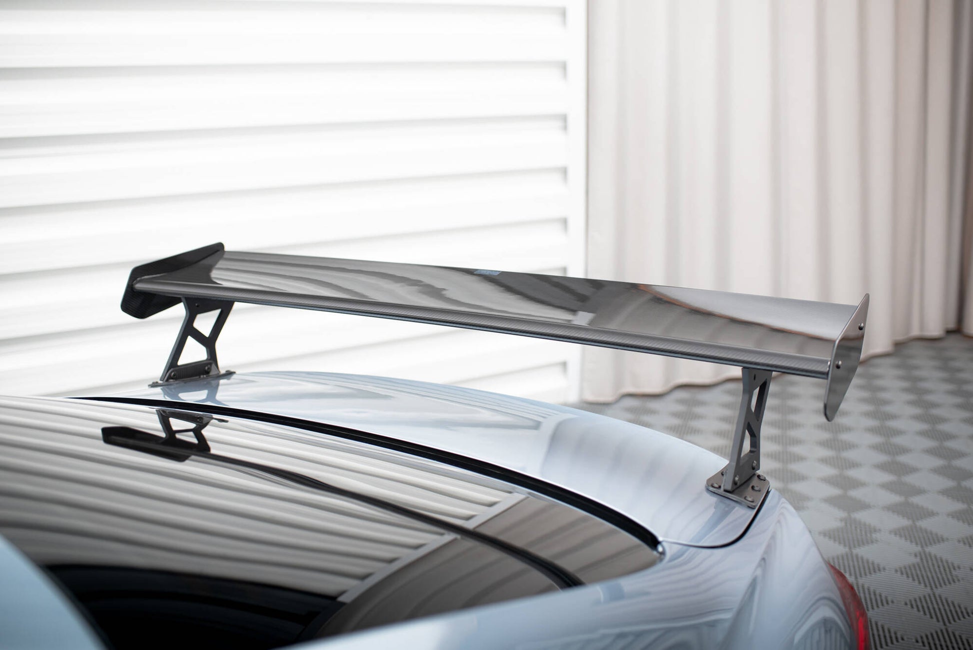 Carbon Spoiler With External Brackets Uprights + LED BMW 4 F32 / 4 F32 M-Pack Coupe