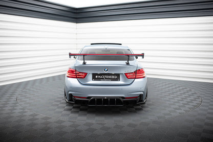 Carbon Spoiler With Internal Brackets Uprights + LED BMW 4 F32 / 4 F32 M-Pack Coupe