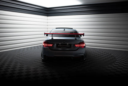 Carbon Spoiler With Internal Brackets Uprights + LED BMW 4 F32 / 4 F32 M-Pack Coupe