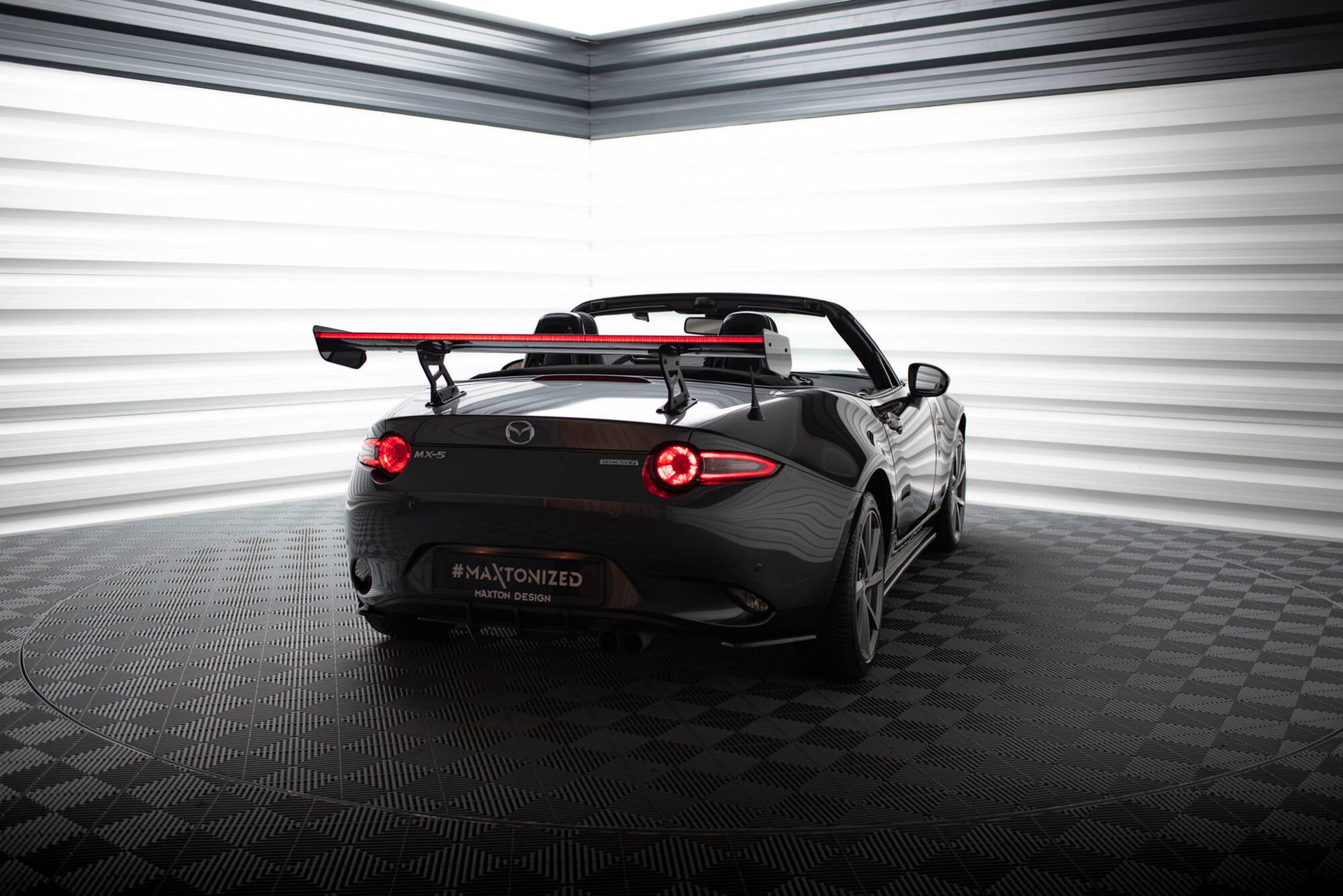 Carbon Spoiler With Internal Brackets Uprights + LED Mazda MX-5 ND (Mk4)