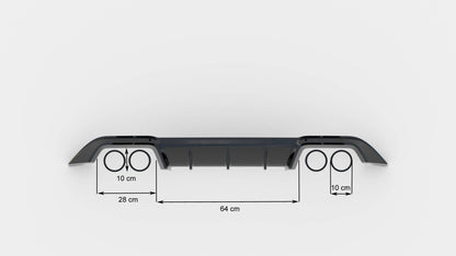 Set of Splitters Volkswagen Golf R Hatchback Mk7