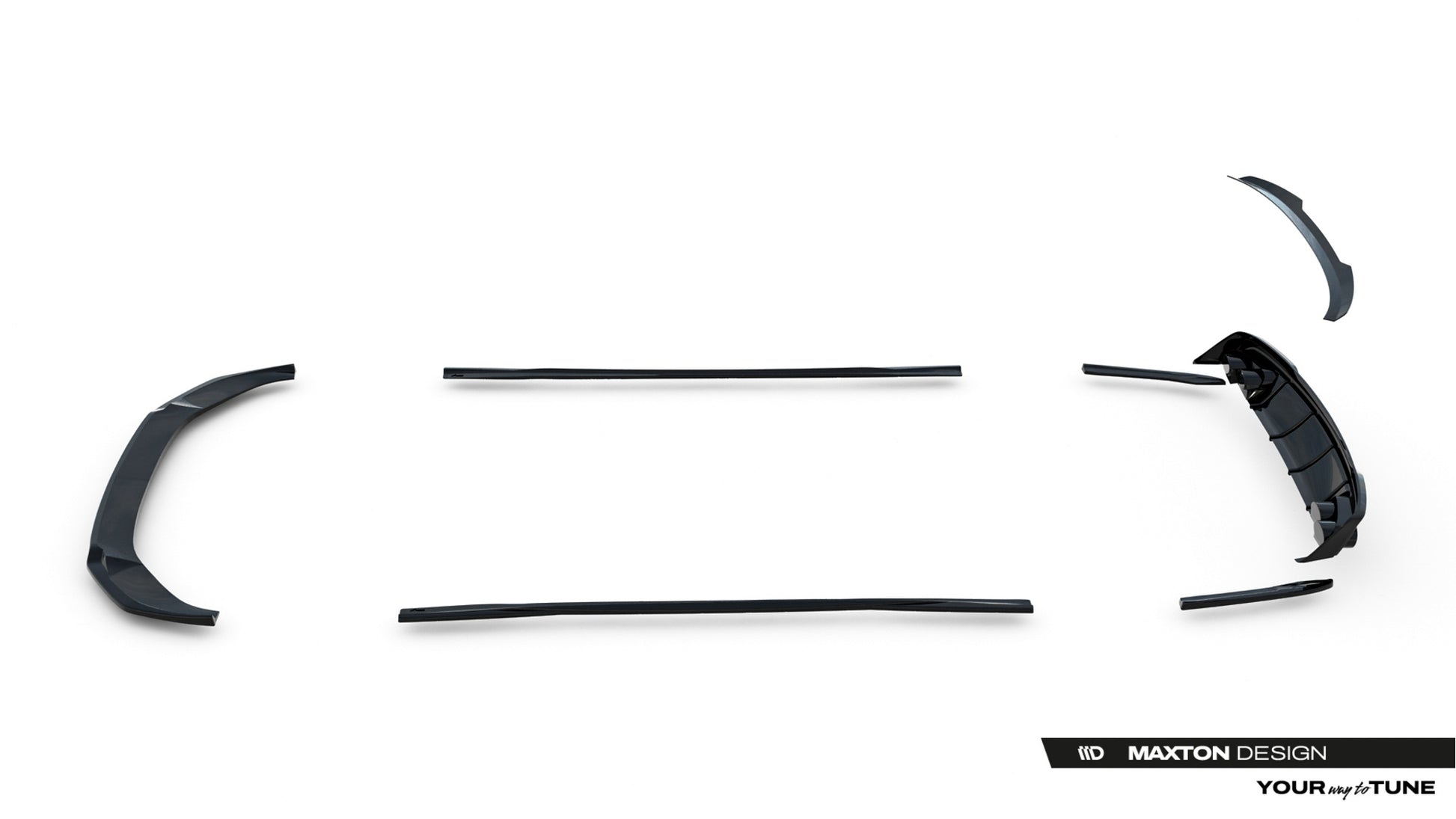 Set of Splitters Audi A6 S-Line Sedan / S6 Sedan C8