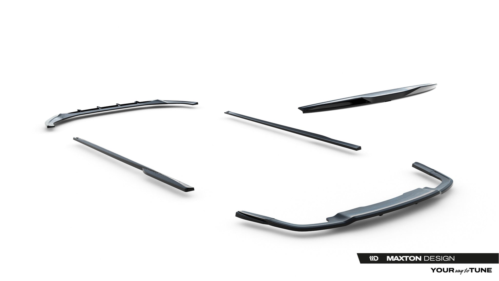 Set of Splitters Audi S5 A5 S-Line F5 Facelift