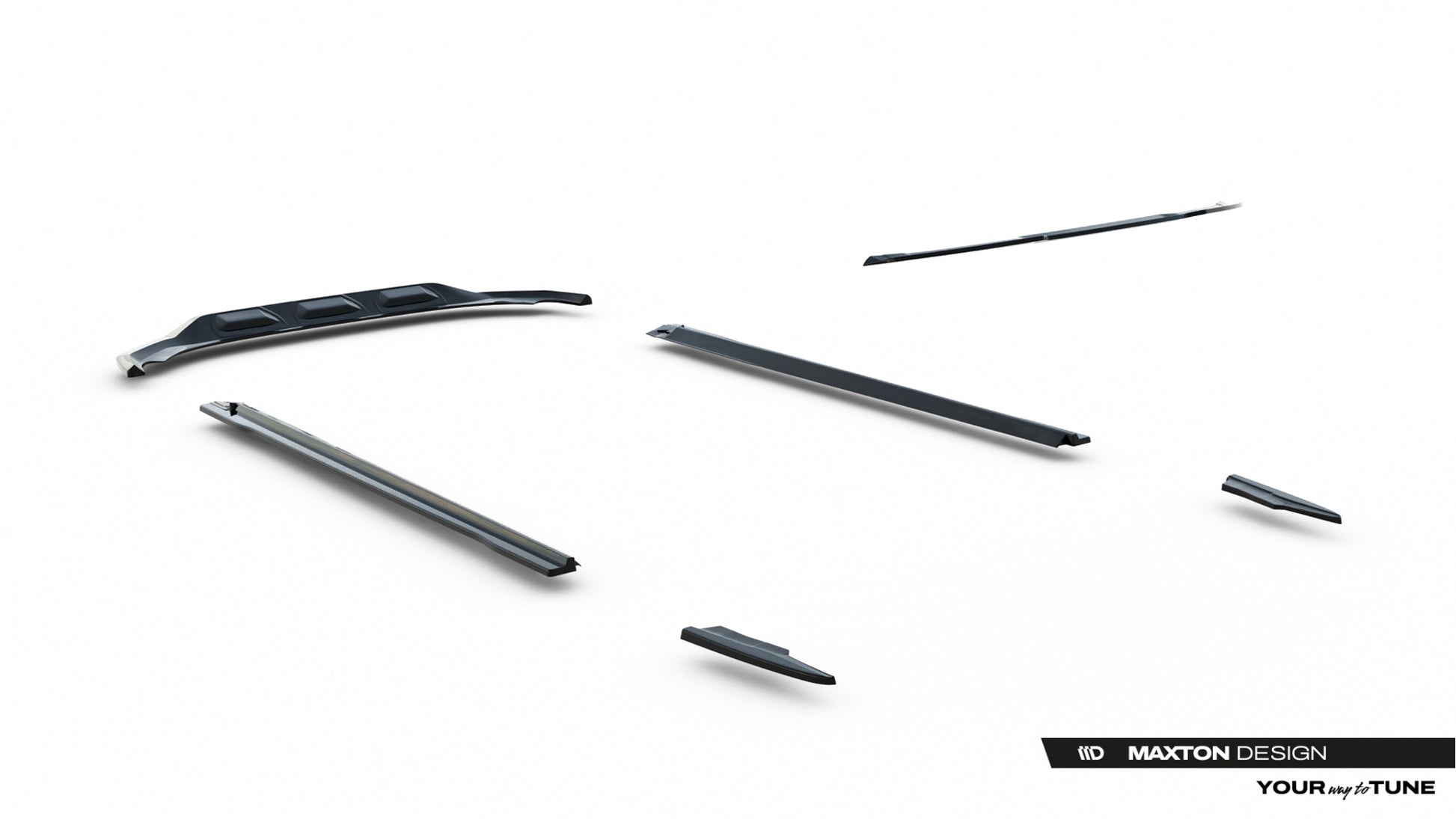 Set of Splitters V.1 Audi SQ7 Mk2 (4M) Facelift