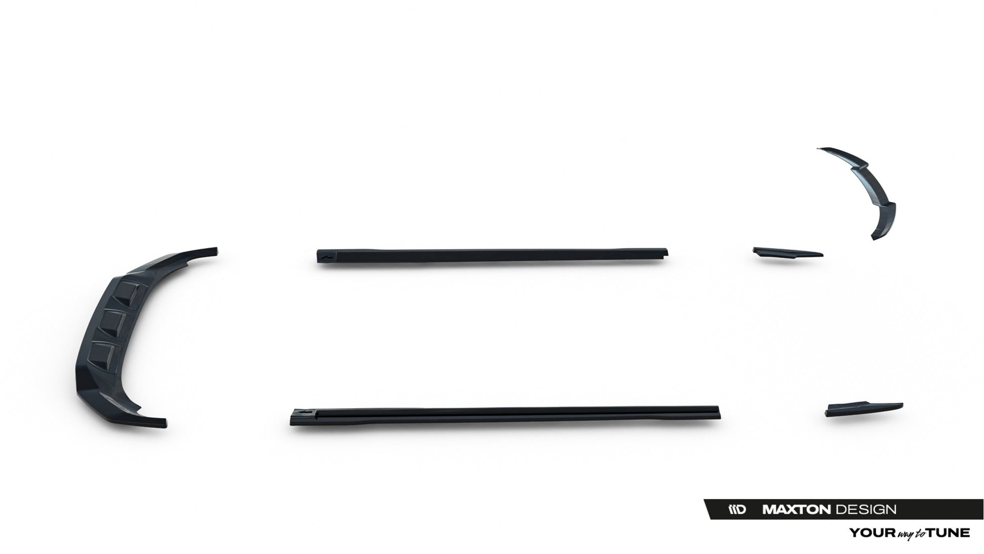 Set of Splitters V.1 Audi SQ7 Mk2 (4M) Facelift