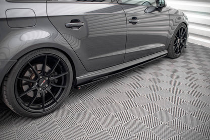 Set of Splitters Audi S3 Sportback 8V Facelift
