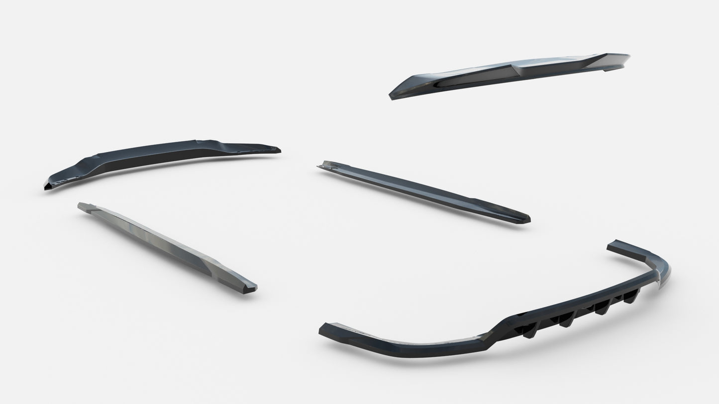 Set of Splitters V.1 BMW X5 M-Pack G05 Facelift