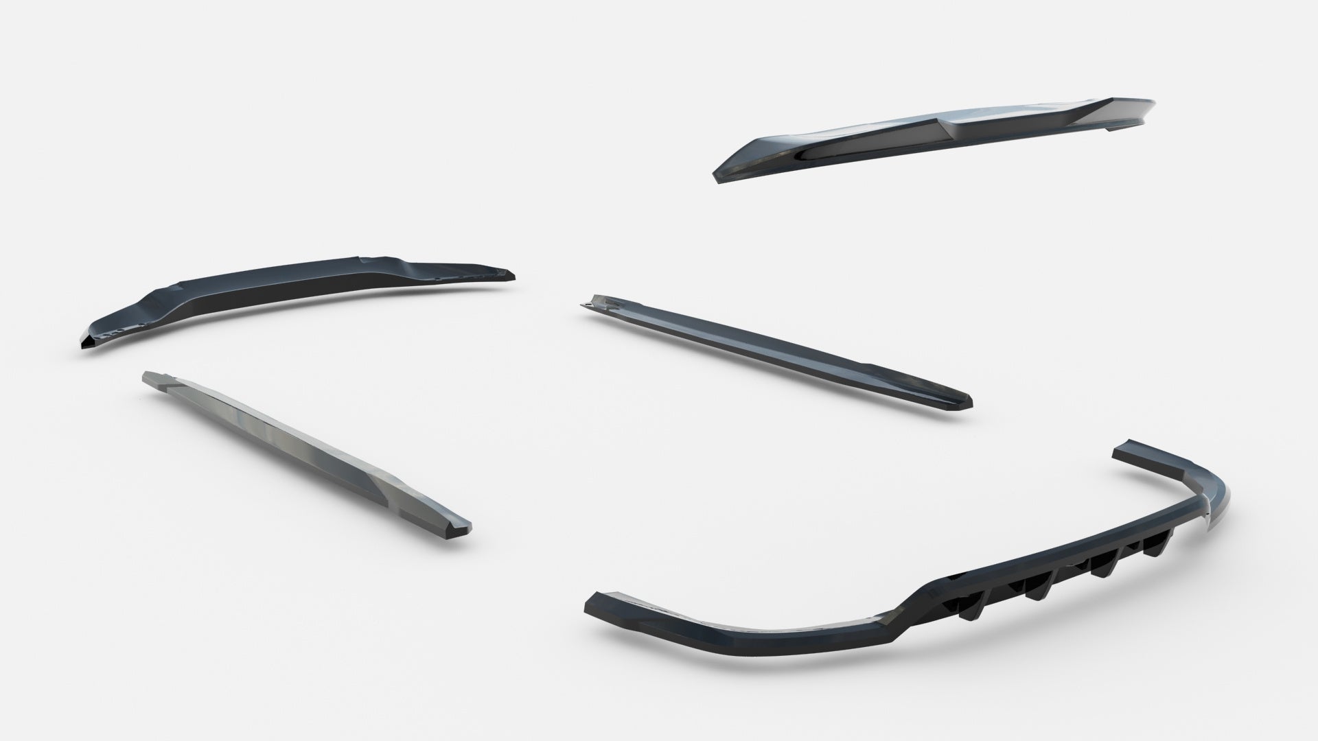 Set of Splitters V.1 BMW X5 M-Pack G05 Facelift