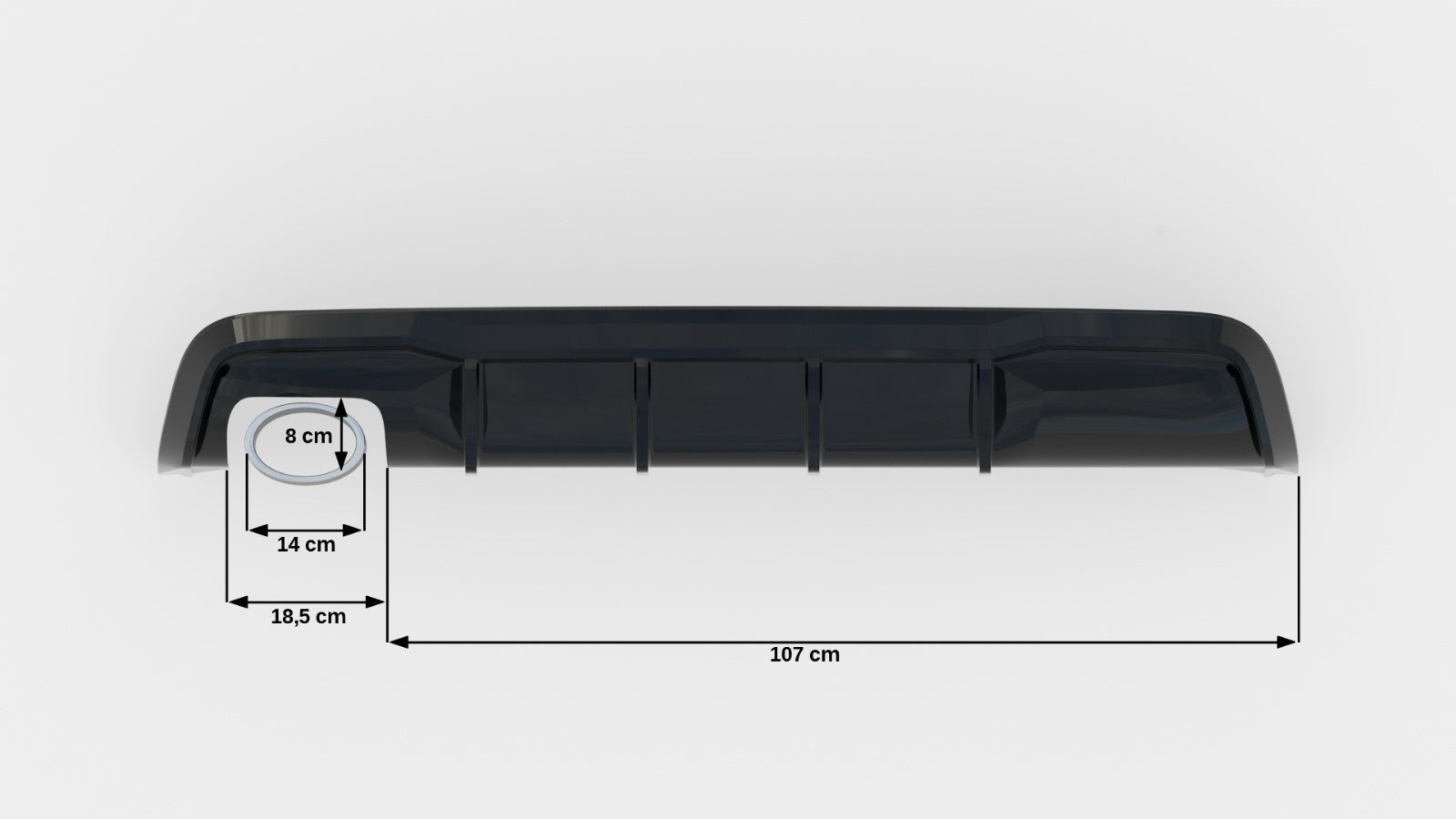 Rear Valance BMW 1 M-Pack E82