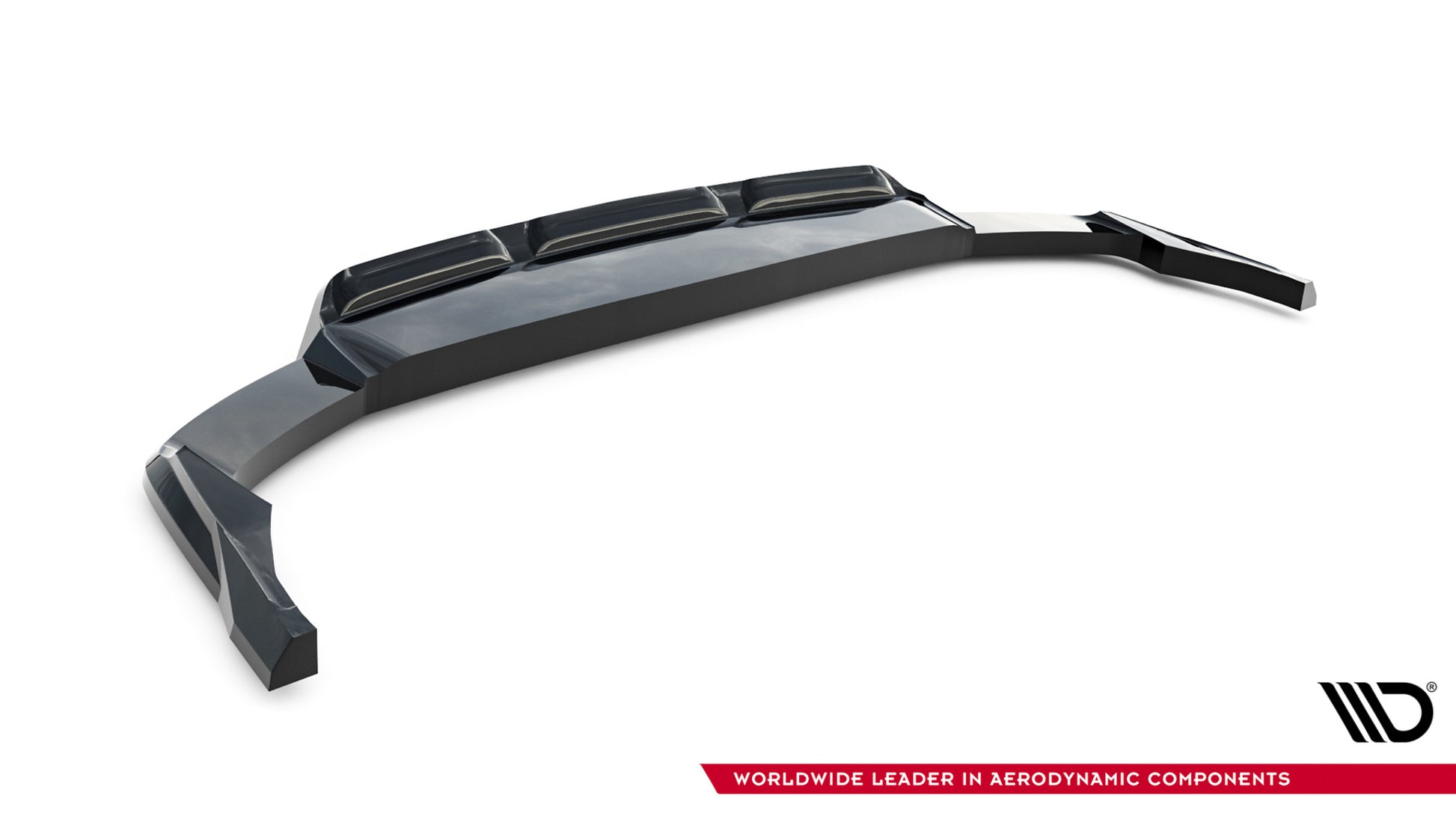 Rear Splitter (with vertical bars) Audi Q8 Mk1 Facelift
