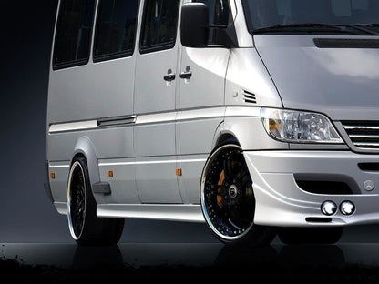 SIDE SKIRTS Mercedes Sprinter I FL / Volkswagen LT 96-06  THIS SIDE SKIRTS FITS TWIN WHEELS VERSION. - Not Primed