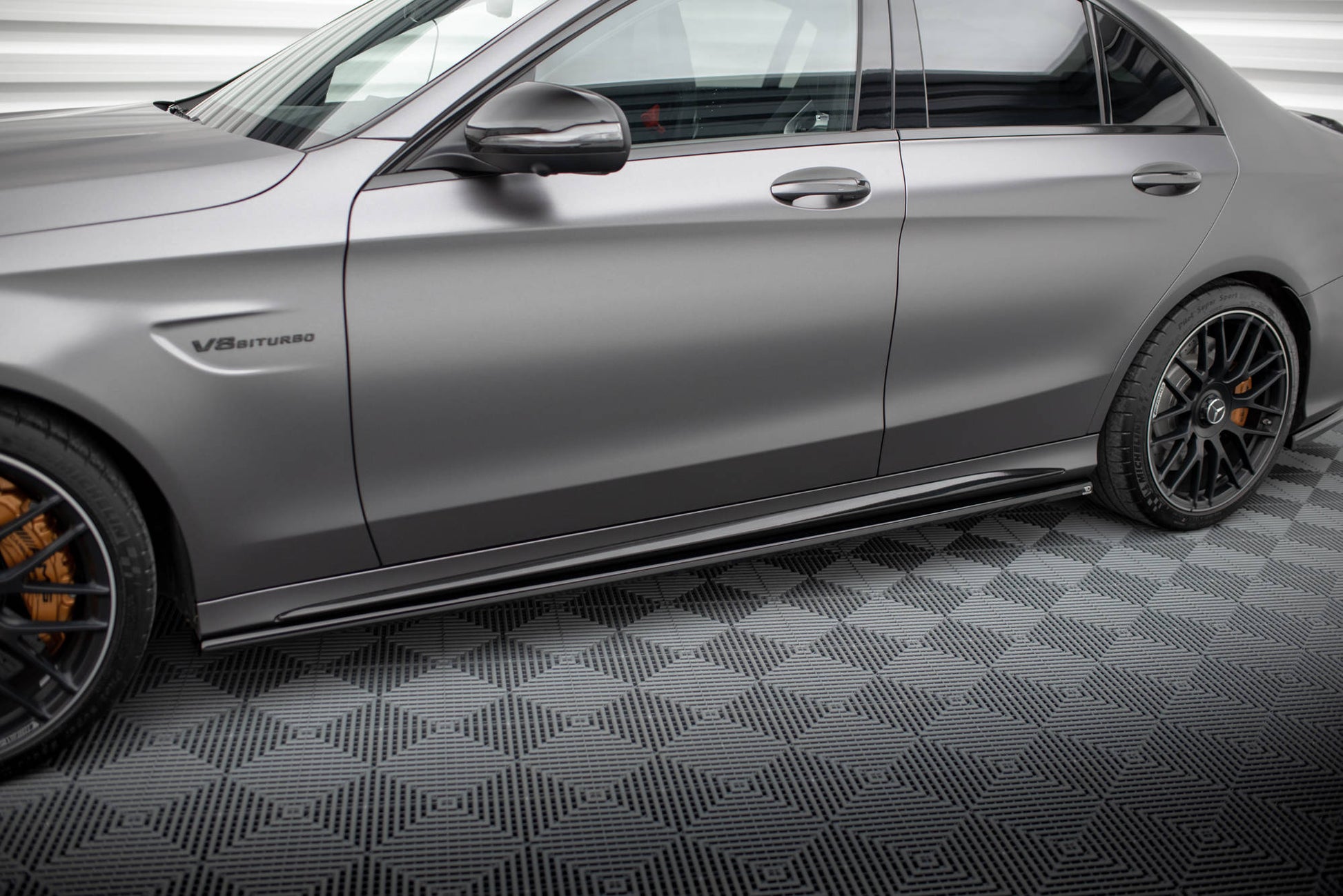 Set of Splitters Mercedes-AMG C63 Sedan / Estate W205 Facelift
