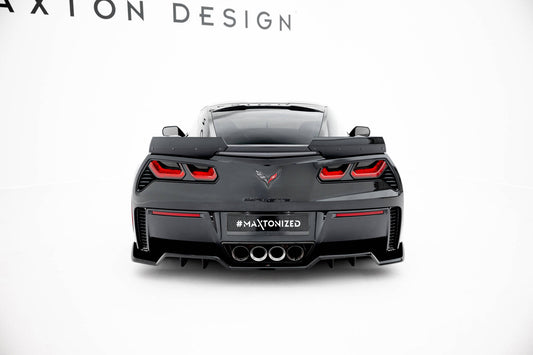 Central Rear Splitter (with vertical bars) Chevrolet Corvette Z06 C7