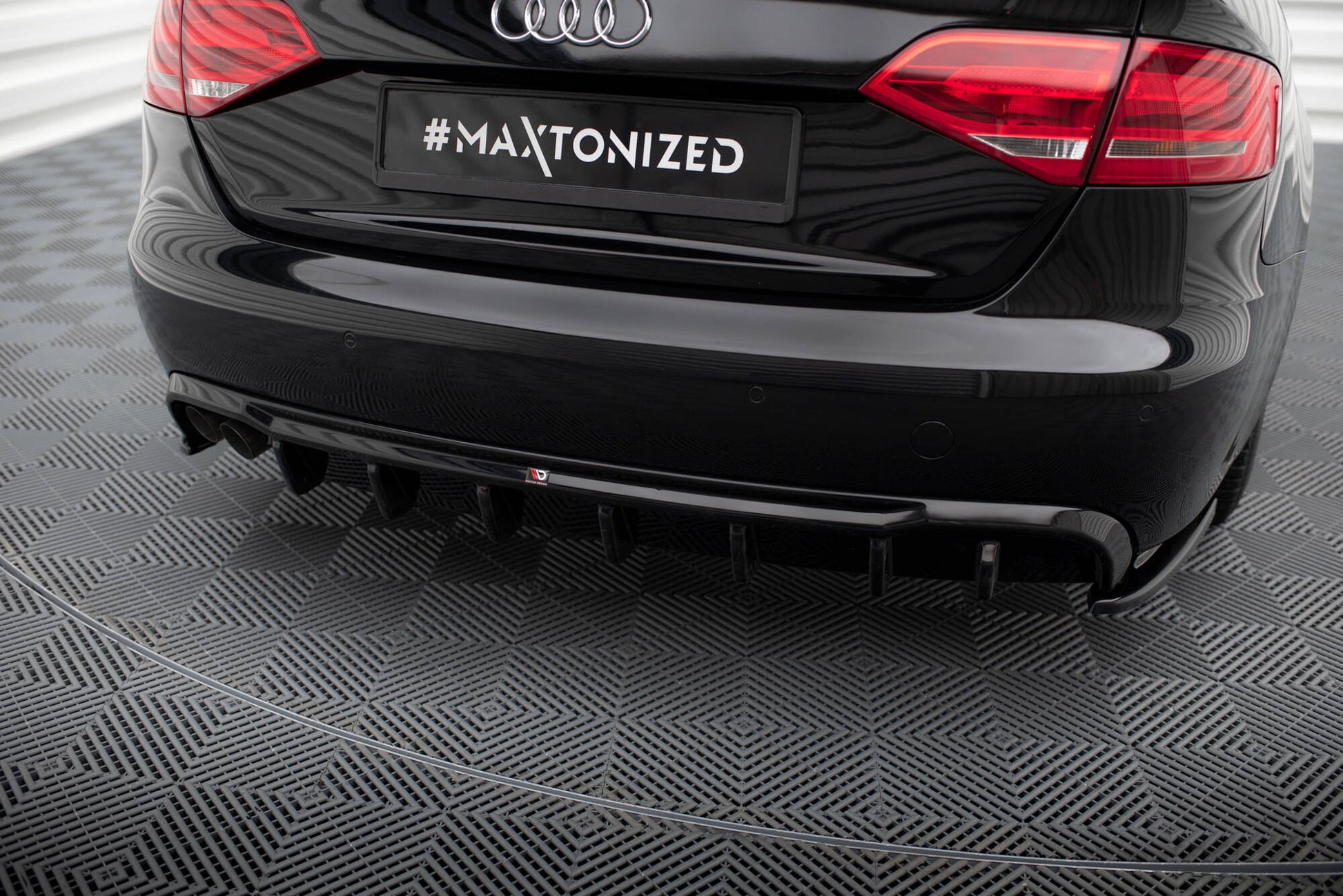 Rear Valance Audi A4 B8 (Single side dual exhaust version)