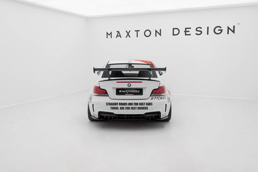 Carbon Spoiler With Internal Brackets Uprights V.1 BMW 1 M E82