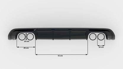 Rear Valance Audi S3 Sportback 8V