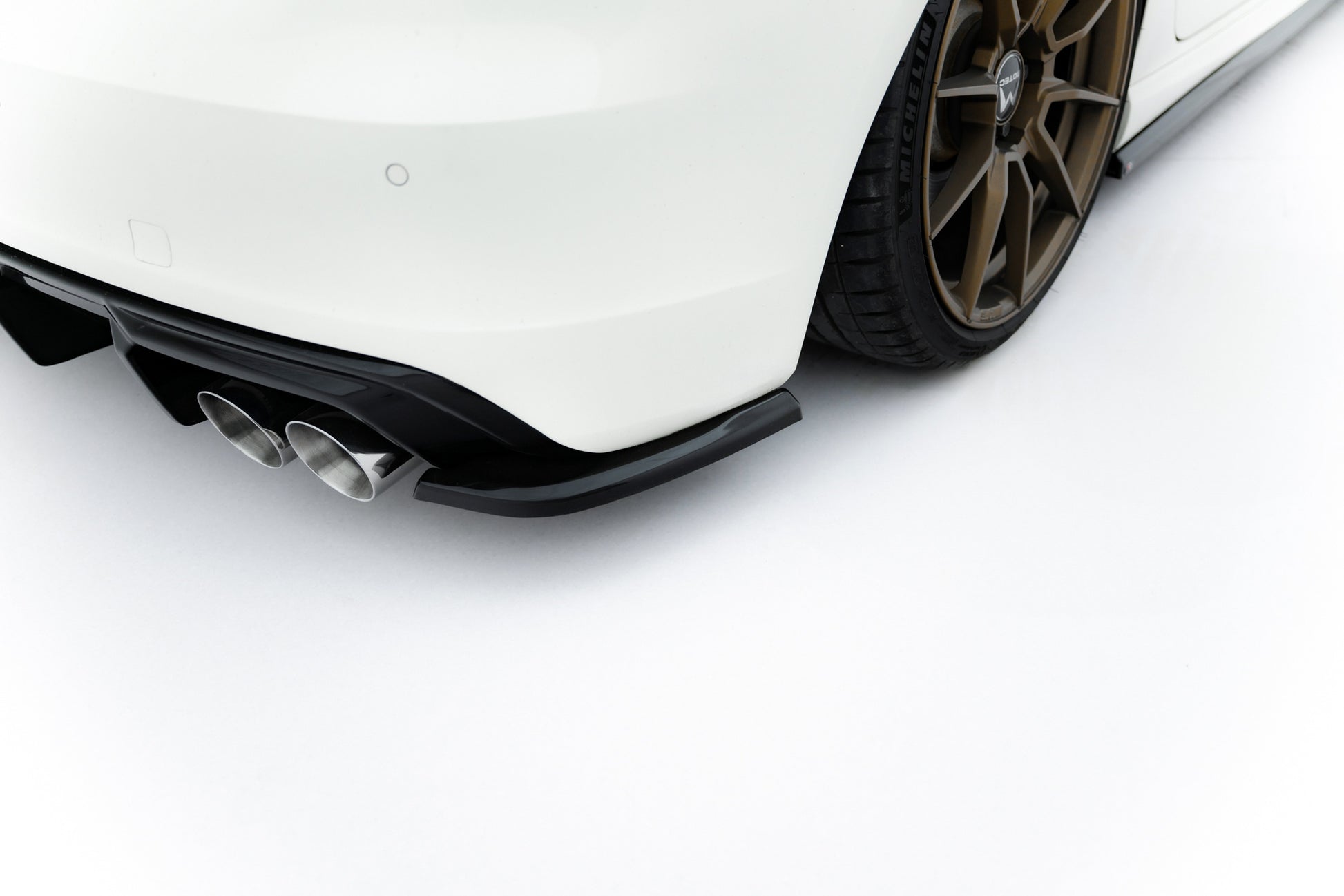 Rear Side Splitters Audi S3 Sportback 8V