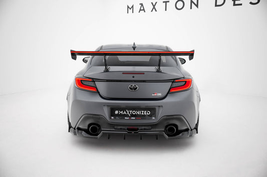Carbon Spoiler With Internal Brackets Uprights + LED Toyota GR86 / Subaru BRZ Mk2
