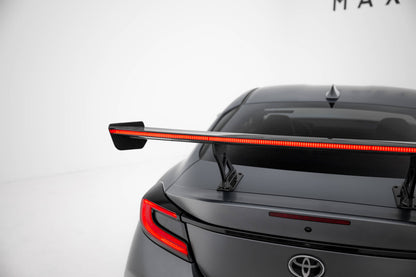 Carbon Spoiler With Internal Brackets Uprights + LED Toyota GR86 / Subaru BRZ Mk2