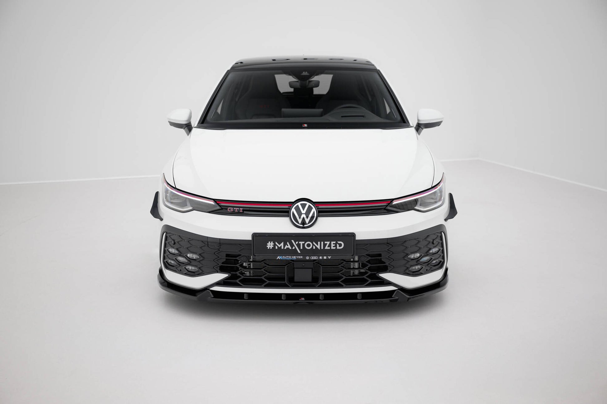 Front Splitter V.2 Volkswagen Golf GTI / GTE / R-Line Mk8 Facelift