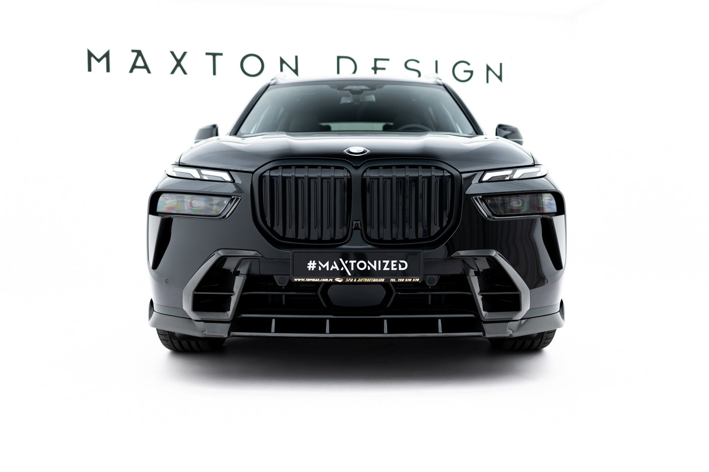 Prepreg Carbon Fiber Front Splitter BMW X7 M-Pack G07 Facelift