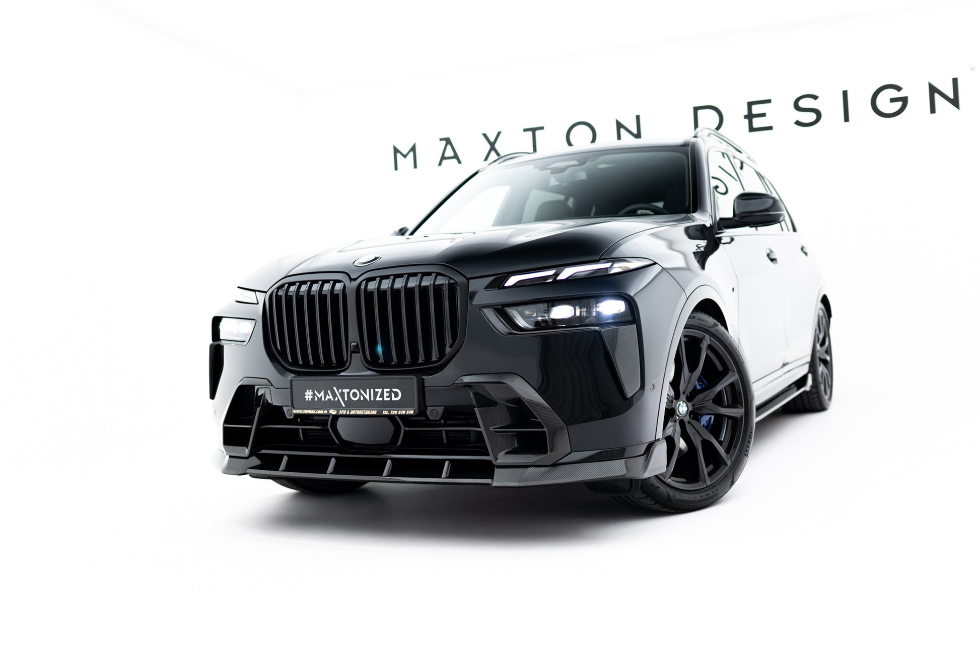 Prepreg Carbon Fiber Front Splitter BMW X7 M-Pack G07 Facelift
