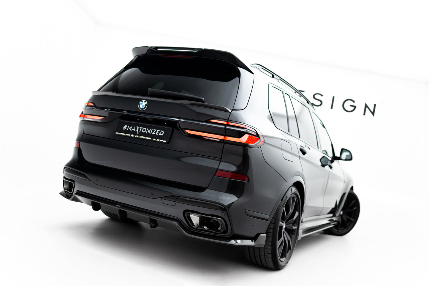 Prepreg Carbon Fiber Tailgate Spoiler BMW X7 M-Pack G07 Facelift