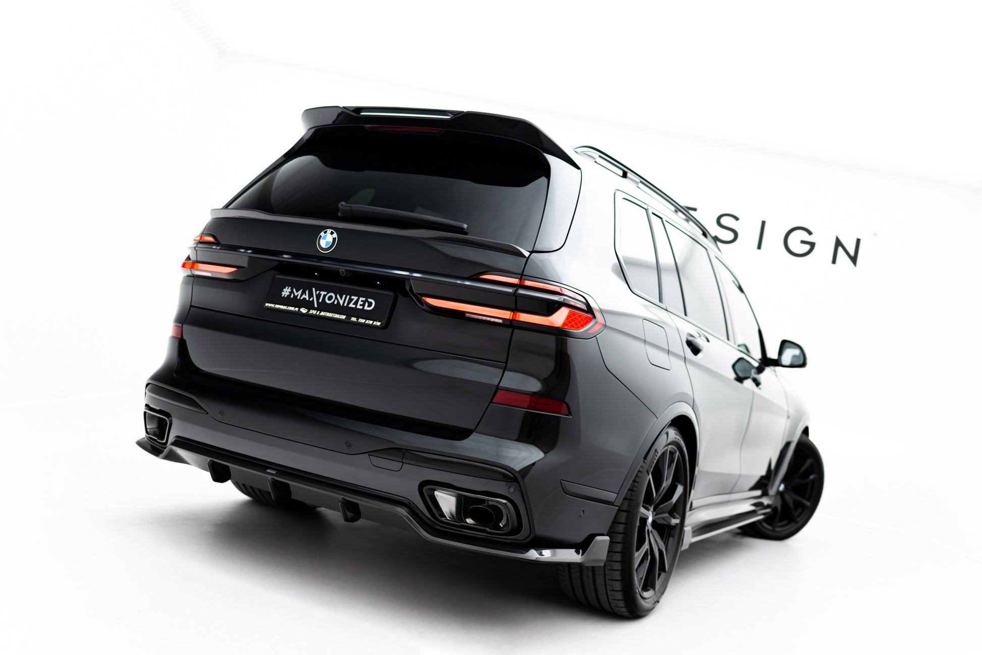 Prepreg Carbon Fiber Rear Diffuser BMW X7 M-Pack G07 Facelift