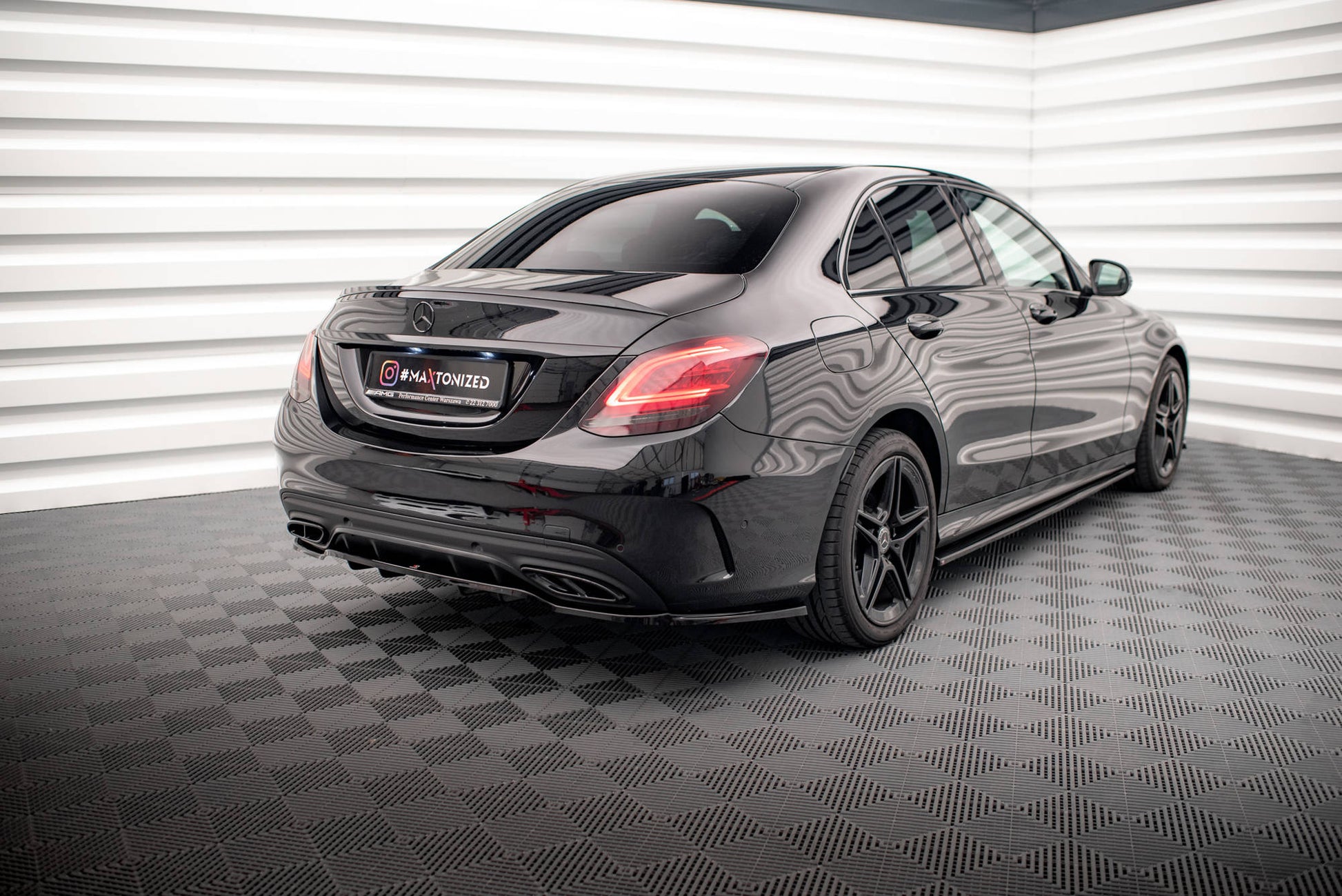 Set of Splitters Mercedes-Benz C AMG-Line Sedan / Estate W205 Facelift / S205 Facelift